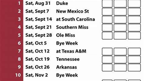 alabama crimson tide football schedule